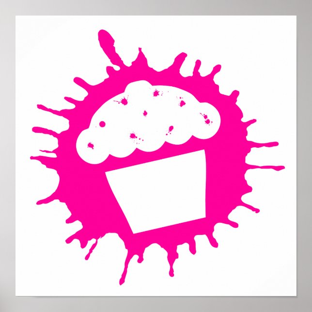 cuptårta splatta poster (Framsidan)