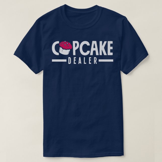 Cuptårtåterförsäljare Baking Älskare T Shirt (Design framsida)
