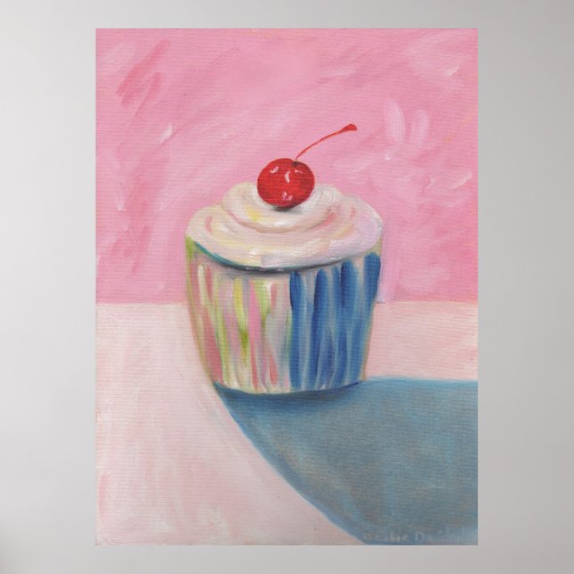 Cuptårtekonst Poster - Gåvor - Bright Kitchen Gift (Framsidan)