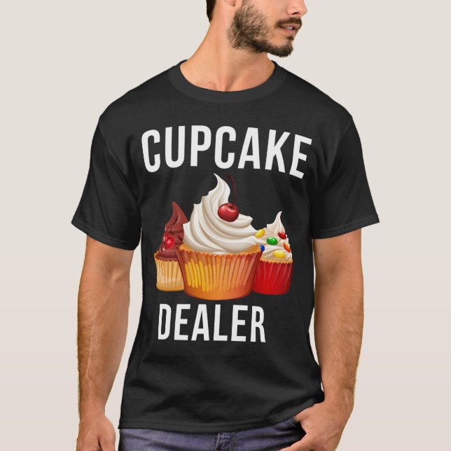 Cuptårthandlare Baker-bakverk Baking T Shirt (Framsida)