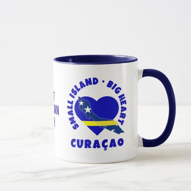 CURAÇAO Anpassad Bästa Fotbollsmamma Mugg (Höger)