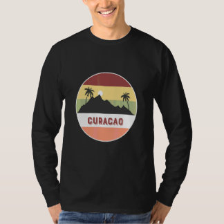 Curaçao Berg Och Palmer T Shirt