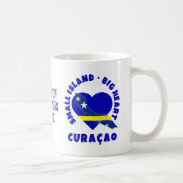 CURAÇAO Big Heart Fun Custom 2026 Soccer Kaffemugg
