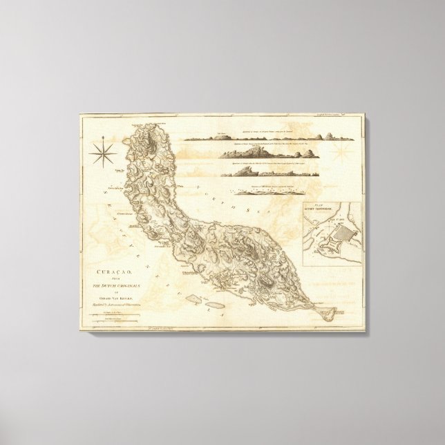 Curacao Canvastryck (Framsida)