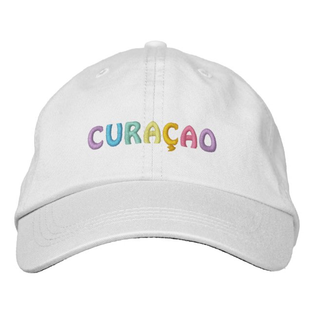 CURAÇAO cap Broderad Keps (Framsida)