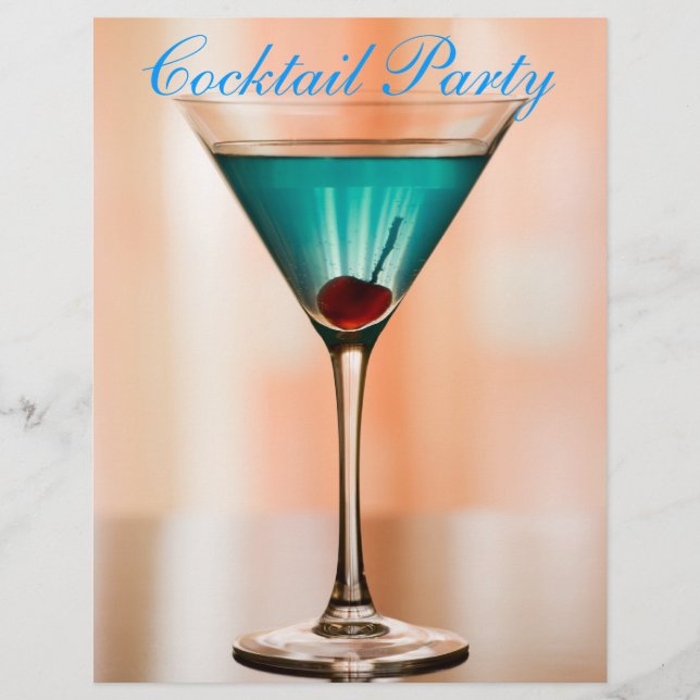 Curacao cocktail reklamblad (Framsidan)