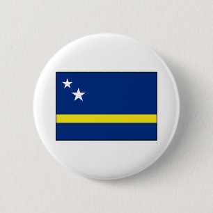 Curacao - Curacaoan flagga Knapp