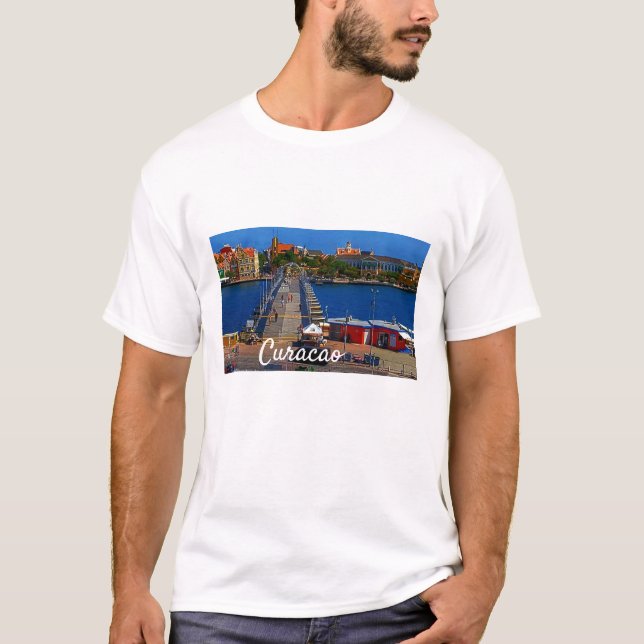 Curacao Design T Shirt (Framsida)