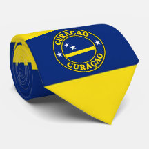 Curaçao flagg halsduk, Stylish Curaçao slips.