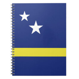 Curaçao flagga anteckningsbok