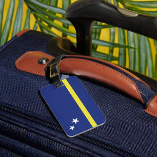 Curaçao flagga bagagebricka