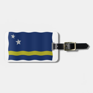 Curacao flagga bagagebricka