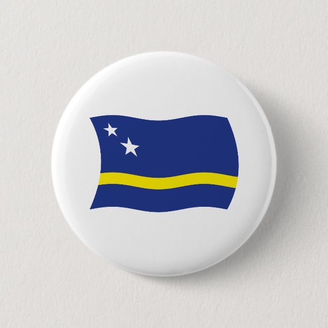 Curacao Flagga Button Knapp (Framsida)