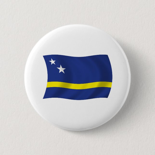 Curacao Flagga Button Knapp (Framsida)