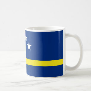 Curaçao Flagga Ceramic Mugg
