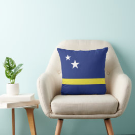 Curaçao flagga kudde