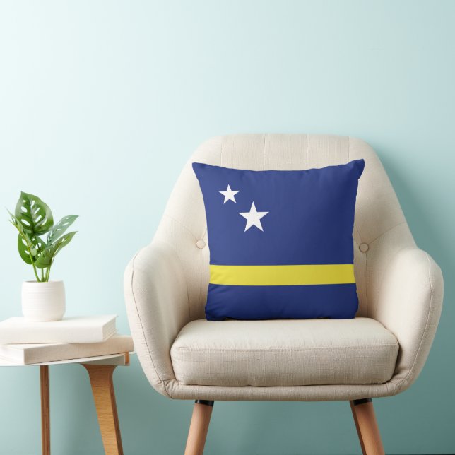 Curaçao flagga kudde (Stol)