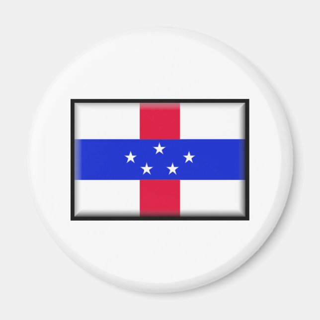 Curacao Flagga Magnet (Framsidan)