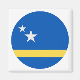 Curacao Flagga Magnet