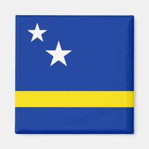 Curacao Flagga Magnet
