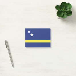 Curaçao flagga post-it block