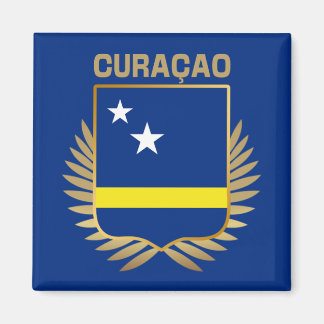 Curacao Flagga Shield Magnet