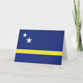 Curaçao flagga tack kort