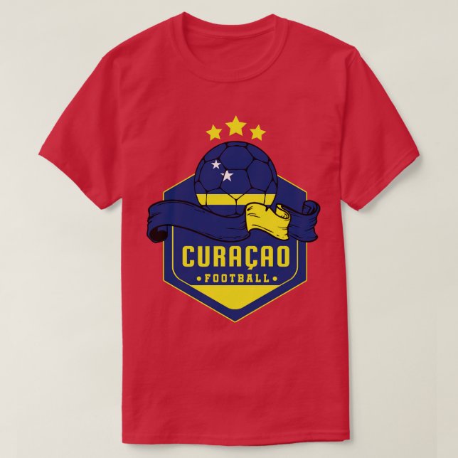Curacao Football T Shirt (Design framsida)