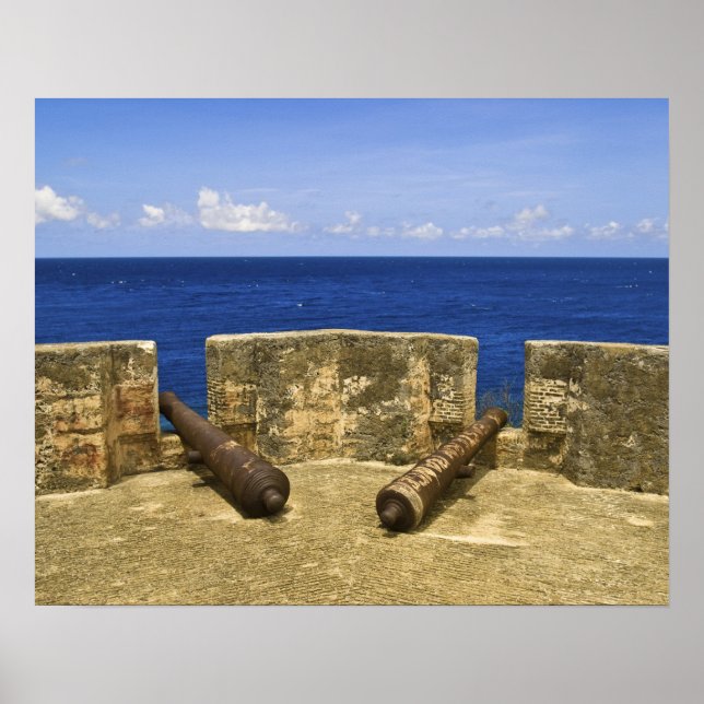 Curacao. Fort Beekenburg Caracas Bay. Poster (Framsidan)