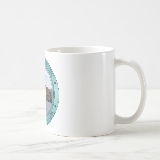 Curacao hyttventil kaffemugg (Höger)