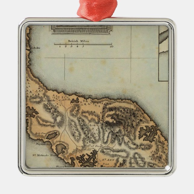 Curacao Julgransprydnad Metall (Framsidan)