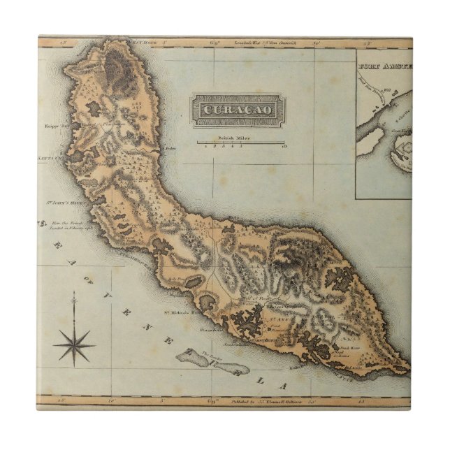 Curacao Kakelplatta (Framsidan)