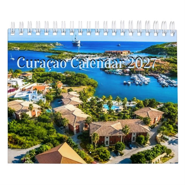 Curaçao-kalender 2027 kalender (Omslag)