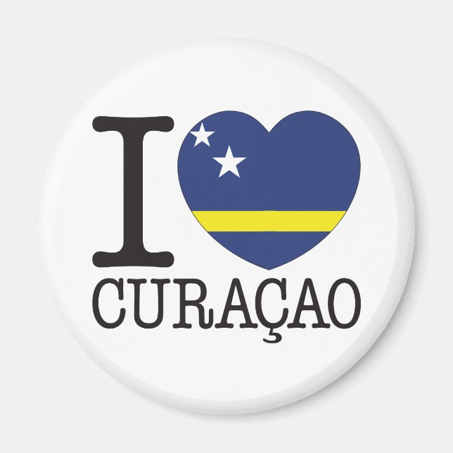 Curacao Kärlek v2 Magnet (Framsidan)