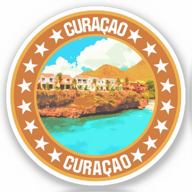 Curaçao Klistermärken (Framsida)