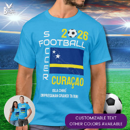 CURAÇAO KORSOU CURACAO Football Soccer 2026 T Shirt