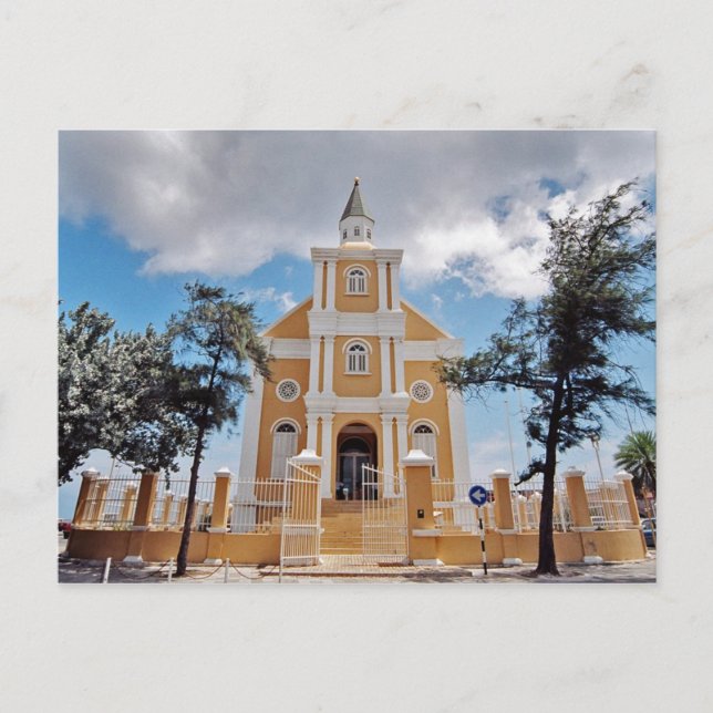 Curacao kyrka vykort (Framsida)
