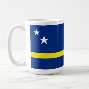 Curaçao Land Semester Flagga Nationell Patriotisk Kaffemugg