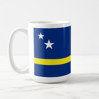 Curaçao Land Semester Flagga Nationell Patriotisk Kaffemugg