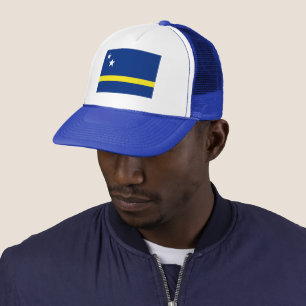 Curaçao Land Semester Flagga Nationell Patriotisk Keps