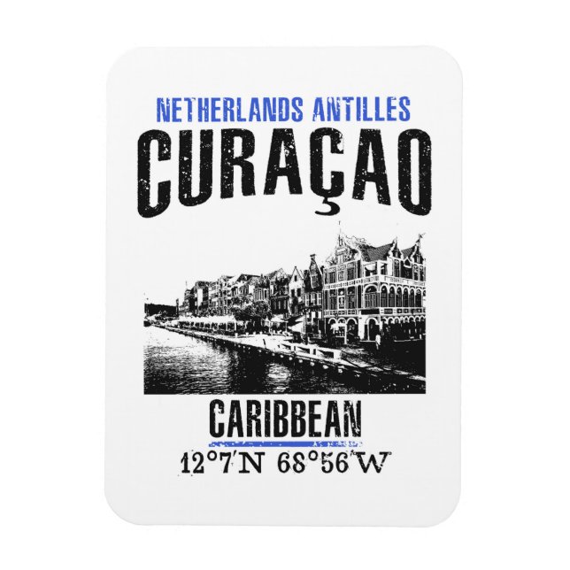 Curaçao Magnet (Vertikal)
