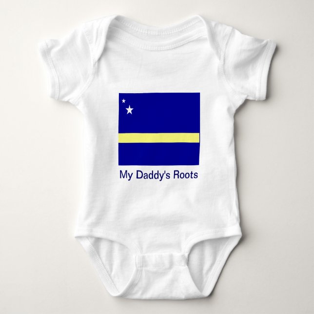Curacao my daddy's roots t shirt (Framsida)