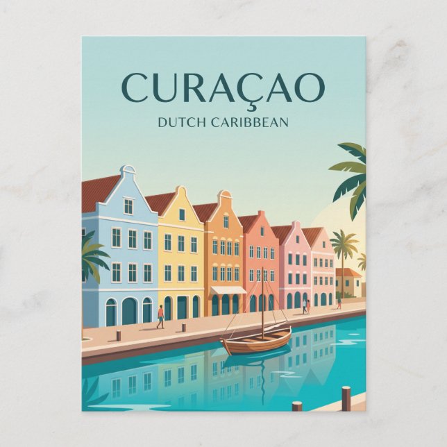 Curaçao Nederländska Karibien Vykort (Framsida)