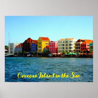 Curacao-ön i Sol Poster