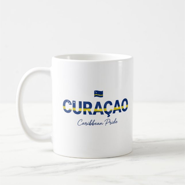 Curaçao Önamn | Varje Dags Stolthet Kaffemugg (Vänster)