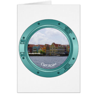Curacao Porthole Hälsningskort