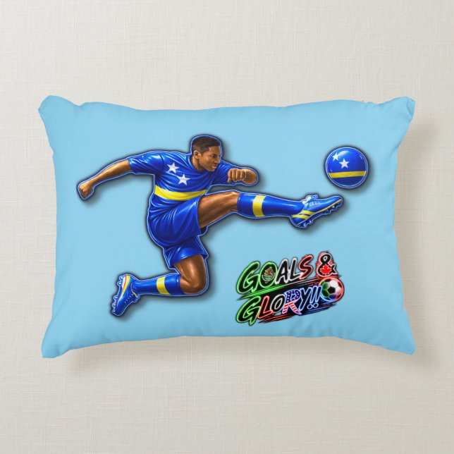 Curaçao  prydnadskudde (Framsidan)