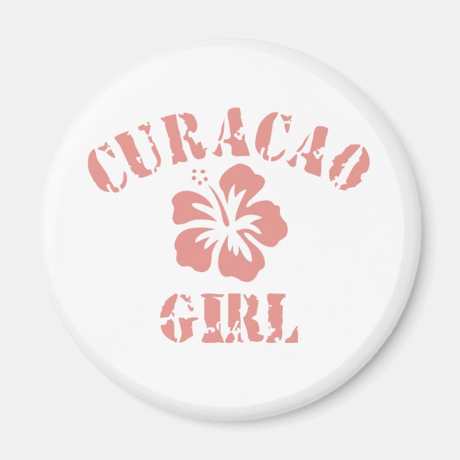 Curacao Rosa Girl Magnet (Framsidan)