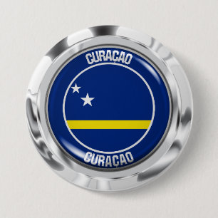 Curaçao Round Emblem Knapp
