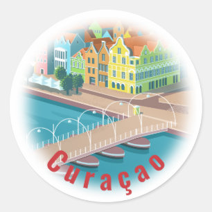 Curaçao Runt Klistermärke